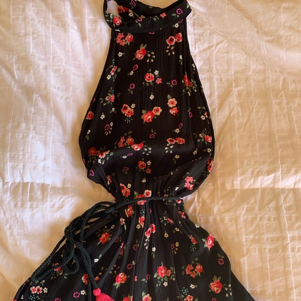 Ooberswank High Neck Floral Romper